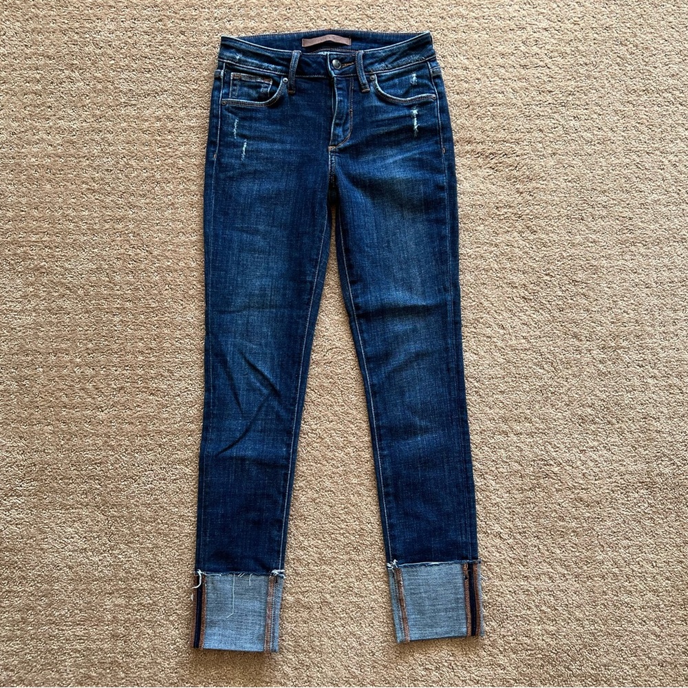 Joe’s Folded Cropped Skinny Jeans (Size 23)